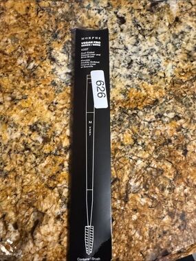 Morphe Vegan Pro Dual-Ended Brow & Liner Brush — Black